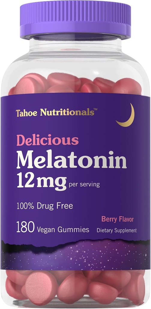 Carlyle Tahoe Nutritionals Melatonin Gummies 12mg