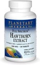 Planetariske Herbals Fuld Spectrum Hawthorn Extract Tablets, 30 Greve