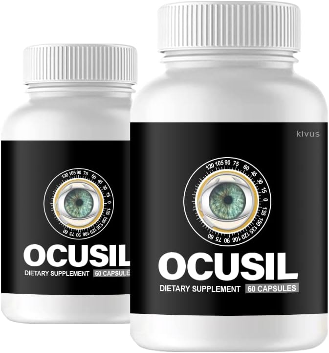 (2 Pack) Ocusil - Ocusil Øjenstøtte Kosttilskud (120 kapsler)