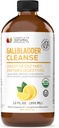 Komplet Natural Gallblære Complete - Liquid Supplement til Gallblære Support, Lever Rense, og fordøjelsessygdomme med Apple Cider Vinciale, gurkemeje, Beet, fordøjelsessygdomme, mælk tidsel - 12oz