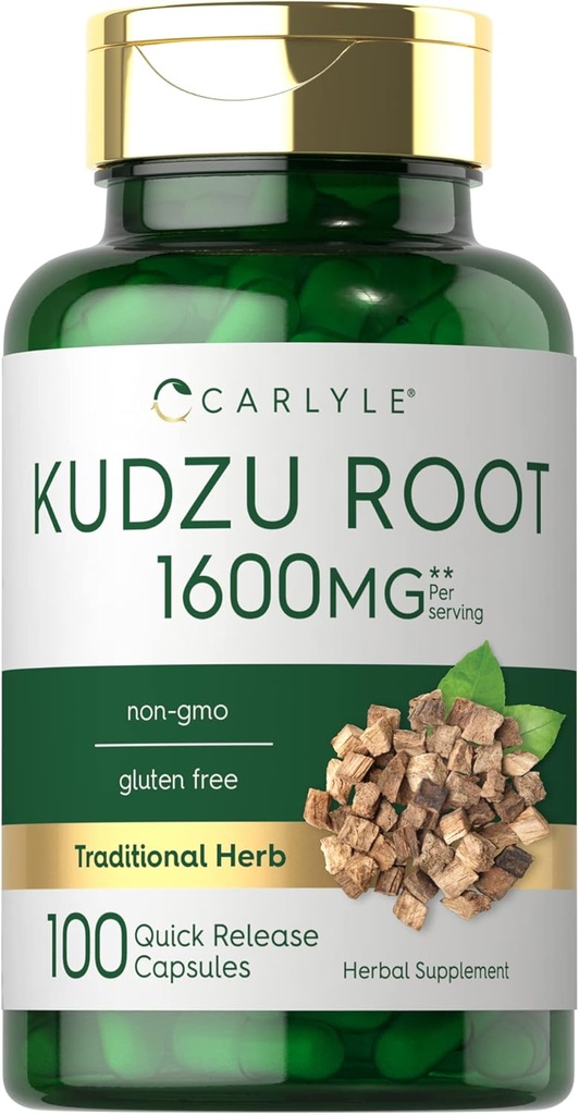 Carlyle Kudzu Root str. 124; 100 Extract Kapsler nr. 124; Non- GMO og Gluten Free Formel nr. 124; Traditional Herbal supplement