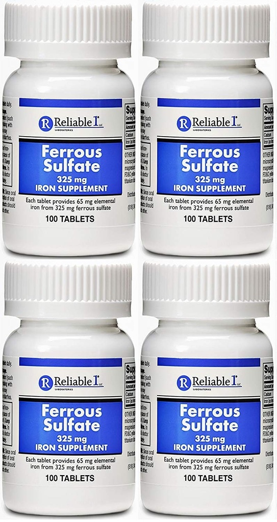 Ferrosulfat 325mg jerntilskud (2- Pack)