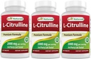 Bedste Naturals L- Citrullin 2000mg / Servering - Non- GMO - Gluten Free - 120 tabletter (120 greve (pakke med 3))