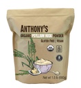 Anthony 's Organic Psyllium Husk Powder, 1,5 LB, Gluten Free, Ikke GMO, Finely Ground, Keto Friendly