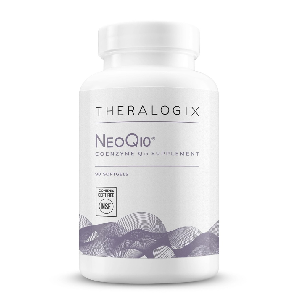 Theralogix NeoQ10 Coenzym Q10 Supplement - Heart Health & Fertility Support - CoQ10 Fertilitet supplement til mænd og kvinder * - NSF Certified - 90 Softgels (90- Day Supply)
