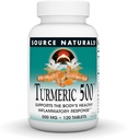 Source Naturals Gurkemeje 500, 500 mg - 120 tabletter