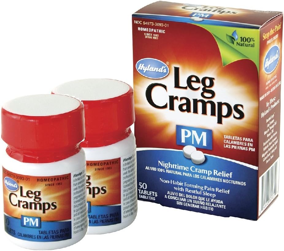 Hylands ben kramper PM tabletter, 50 greve (pakke med 2)