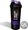 Beast Pro Shaker Flaske For Protein Shakes and Pre workouts