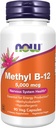 NOW Foods Supplements, Methyl B-12 5000mcg,Methylcobalamin, Hypoallergenic, 90 Veg Capsules
