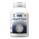 ANDREW LESSMAN Night Time 60 Capsules - 3 mg Melatonin, Valerian, Ashwagandha, Passionflower, Humle, Kamille. Ingen morgen grogginess. Naturlig støtte, blid rolig søvn. Let at synke kapsler