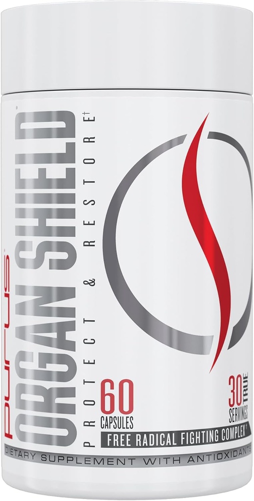 Purus Labs Organe Shield Aktiv Antioxidant Note 124; Plantebaserede Antioxidanter