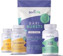 Bari Life Post- Op, Gastric Sleeve, Gastric Bypass Vitamin og supplement Starter Kit (Grape)