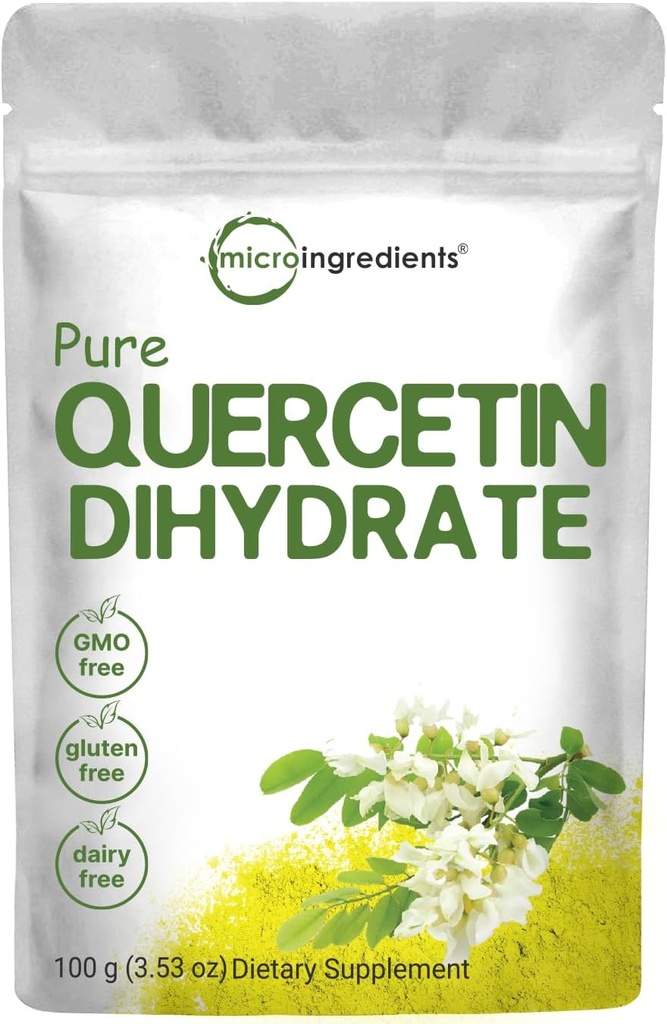 Pure Quercetin Dihydrat Powder, Quercetin 500mg Per Serving, 100 Bedste, Mest Biotilgængelige Grade og Fylder gratis, kraftfulde antioxidant understøtter energi, immunsystem, Ingen GMO 'er og Vegan