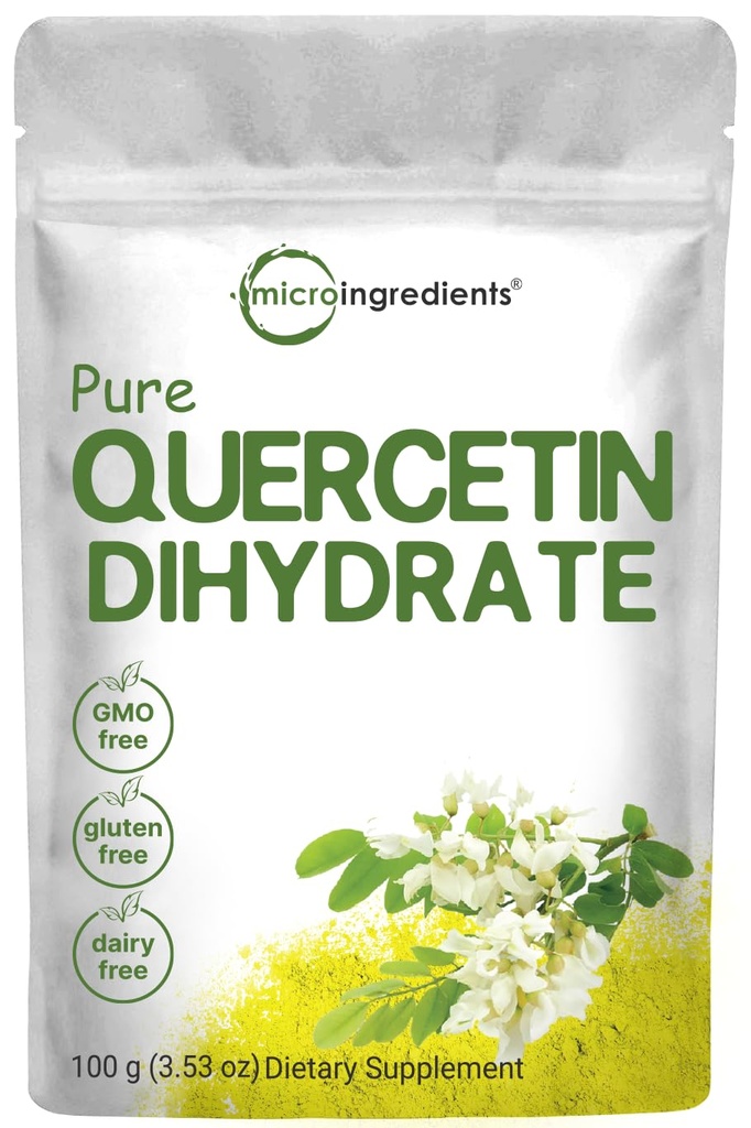 Pure Quercetin Dihydrat Powder, Quercetin 500mg Per Serving, 100 Bedste, Mest Biotilgængelige Grade og Fylder gratis, kraftfulde antioxidant understøtter energi, immunsystem, Ingen GMO 'er og Vegan