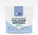 Collagen Peptider Powder - 11oz Unflavored - Pure Grass Fed Collagen Protein med vitamin C, B3, B6, B12, Biotin til hår, negle, hud og fælles støtte - non-GMO, sukkerfri