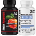 Vandtab & Vægt Management Support til kvinder ved periode124; Piller til Balance Carbs Absorption & Relief Hævelse & Belly Bloat Reducerende Waist Line