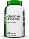 Top Secret Nutrition Cleanse & Detox 7-Day Formel Kosttilskud Colon og Lever Cleansing Blend med Prebiotika og Probiotika til mænd og kvinder (42 veggie caps)