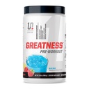 Udefineret Nutrition Greatness Pre- Workout by Brian Shaw (30 Servere) - 6 g Citrullin Malate & 3,2 g Beta alanine for bedre Pumper, energi, fokus og styrke for mænd og kvinder (15.9 Oz, Blue Razz)
