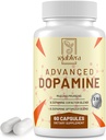 Dopamin Supplement- Mucuna Pruriens Seed Extract, Premium Vitamin, Minerals, og Natural Plant Ekstrakter til Mental Drive, Klarhed, Focus-60 Kapsler