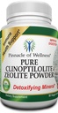 Pure Clinoptilolite Zeolit Powder - Detox Rengøring Kosttilskud - 90 kapsler