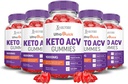 5 Pack Ultra Quick Keto ACV B12 Vegan Non GMO 300 Gummies