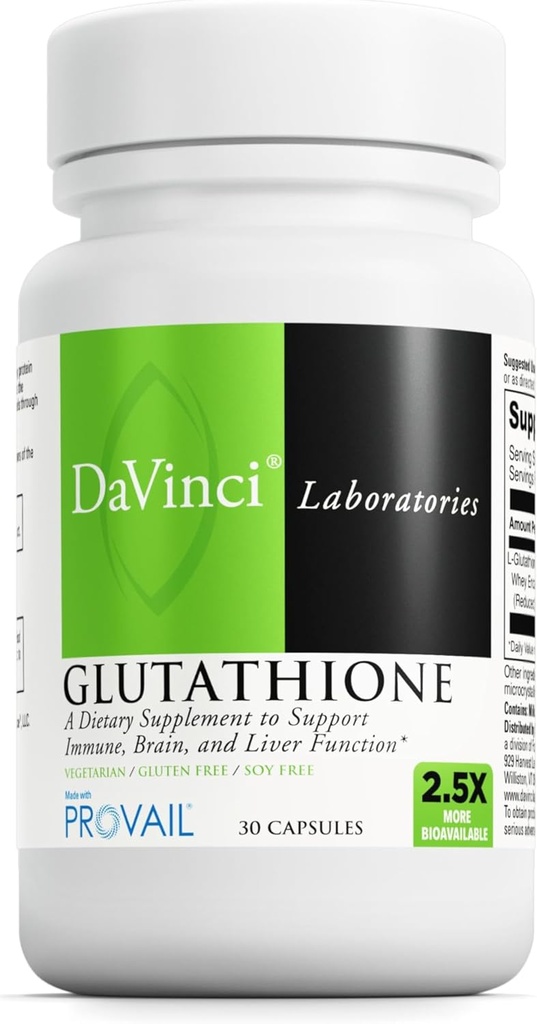 DAVINCI Labs - Glutathion - 30 kapsler