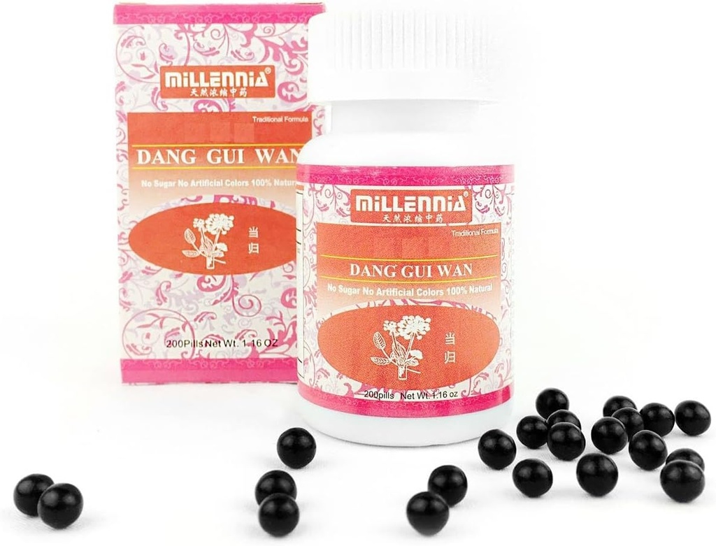 MILLENNIA Herbal Supplement Pills - Dang GUI Wan - 12 Bottle Pack (200 Pills/Bottle)