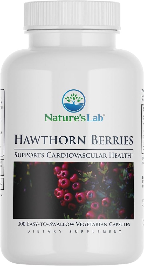 Nature 's Lab Hawthorn Berries - 300 kapsler