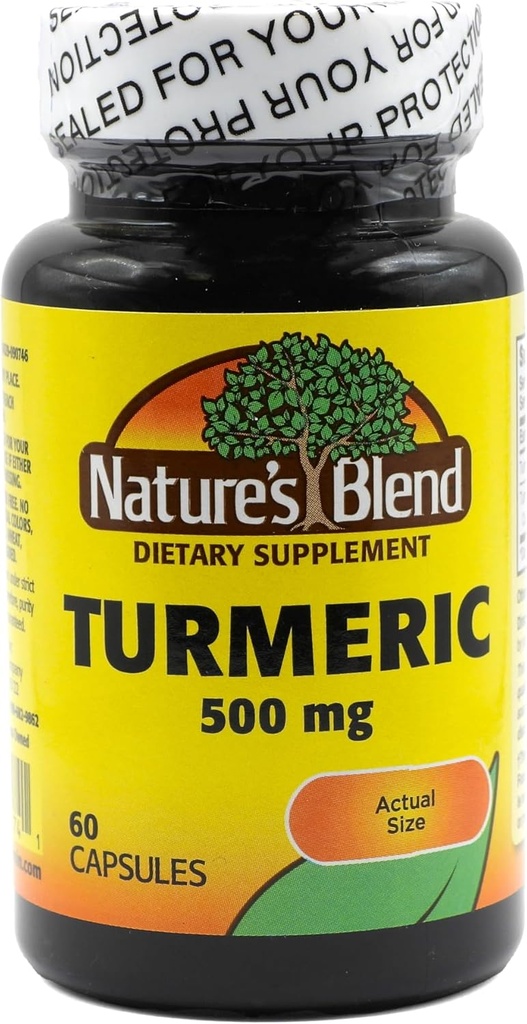 Naturens blend gurkemeje 500 mg 60 kapsler