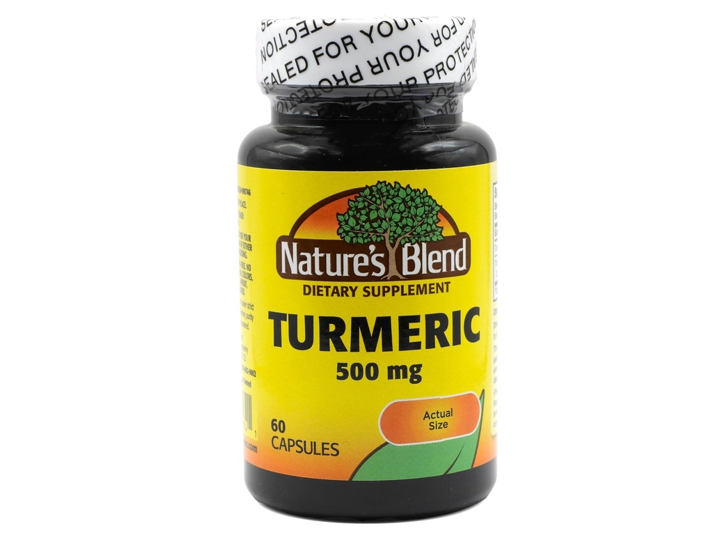 Naturens blend gurkemeje 500 mg 60 kapsler