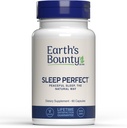 Jordens Bounty Sleep Perfect - Natural Sleep Aid- Made w / Herbal Extracts and L- theanine - No Grogginess - 60 Greve