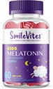 Børn Melatonin Gummies 2,5 mg • 124; 100% Drug- Free Sleep Aid • 124; Non- Habit Forming • 124; Understøtter Rastful Sleep & Regelmæssig Sleep Cycle • 124; Naturlige ingredienser • 124; Berry Flavor • 124; 60 Tæl