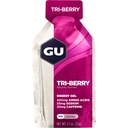 GU Energy Original Sports Nutrition Gel 8-Grev Vanilla Bean og 8-Grev Tri- Berry Bundle med Aminosyrer og elektrolyter