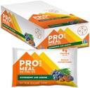 PROBAR - MEAL Bar, Superberry & Greens, Non- GMO, Gluten- Free, Sund, Plant- baseret, Whole- Food Ingredients, Natural Energy (12 Greve)