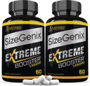 Justified Laboratories (2 Pack) Sizegenix Herretilskud 1484mg 120 Kapsler