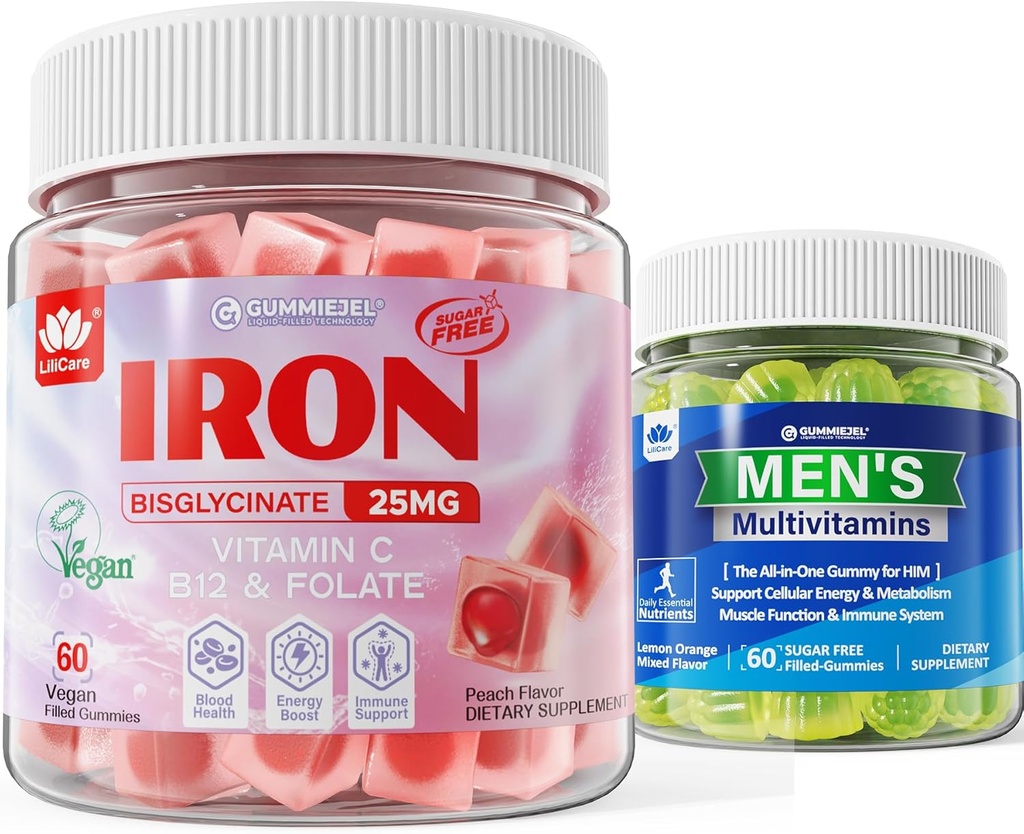 Bundle - Vegansk Jern + Herre Multivitaminer