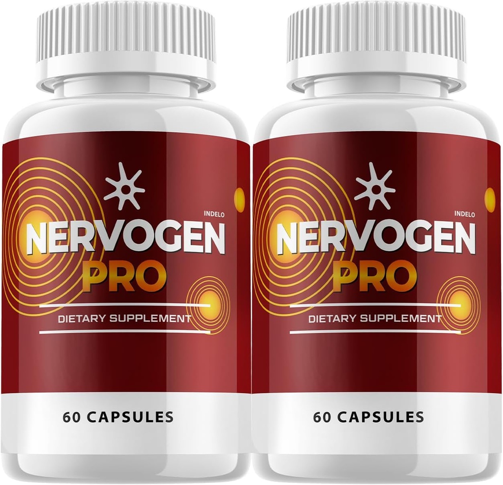 (2 Pack) Nervogen Pro Kapsler, Nervogen Pro for neuropati Kapsler, Nervogen Pro Advanced Formel Kosttilskud, C-vitamin Zink Enhanced - Nervogen Pro Anmeldelser (120 Kapsler)