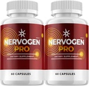 (2 Pack) Nervogen Pro Kapsler, Nervogen Pro for neuropati Kapsler, Nervogen Pro Advanced Formel Kosttilskud, C-vitamin Zink Enhanced - Nervogen Pro Anmeldelser (120 Kapsler)