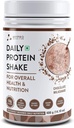 Daglig Protein Shake 118 kcal kalorier, 25 Vitamin -servering -40 - for mænd og kvinder Chokolade Mælk Shake Flavor for 400Gm