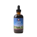 WishGarden Urter Lever Strengtonic - Plant- Based Herbal Lever Support med Burdock, Mælkebøtte Root & Gul Dock Root, Understøtter lever rense Detox & Reparation, sund lever funktion, 4oz