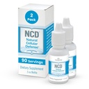 Waiora Natural Cellular Defense (NCD) Liquid Zeolite Drops, Clinoptilolite for mænd og kvinder - Supplement for immun, sund Gut Support, Cleanse, pH Balance (0.5oz Flaske, 2 Ct - 180 serv)