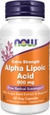 Now Foods Supplements, Alpha Lipoic Acid 600 mg with Grape Seed Extract & Bioperine ®, Extra Strength, 60 Greve (pakke med 1)