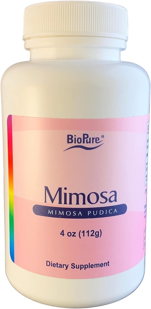 BioPure Mimosa - Fremstillede økologiske Mimosa Pudica Powder til at eliminere uønskede organismer, toksiner, og rester fra Gastrointestinal Tract for Gut Health & Balanced Flora Spredning & Microbiome - 4oz