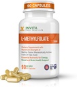 INVITA L- methylfolat (15 mg) - Professionel styrke aktiv methylfolat - 5 - MTHF supplement for energi, mood & immunforsvar - ikke GMO, gluten fri, ingen fyldstoffer (15 mg)