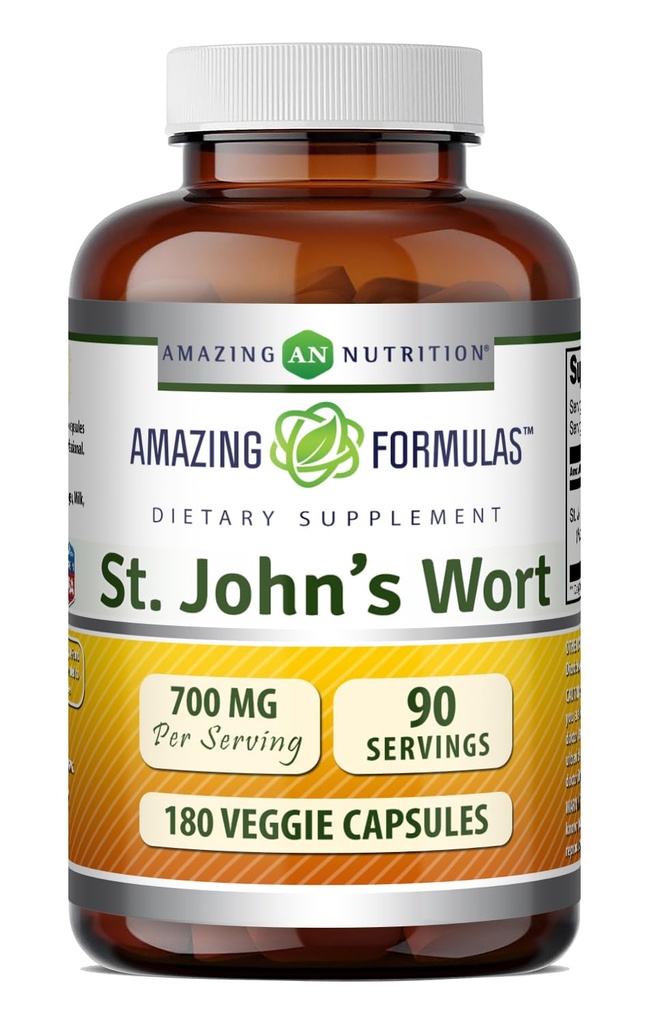 Amazing Formulas St. John 's Wort Supplement (Hypericum Perforatum Extract) Name 124; 700 Mg pr Serving
