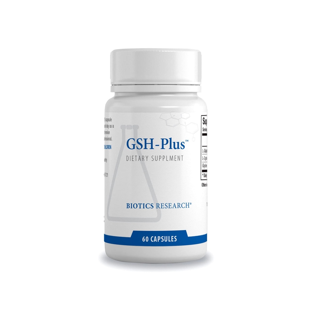 Bioetik Forskning GSH Plus 150 milligram Glutathion Plus NAC og Glycin, stærk antioxidant, understøtter leversundhed, cellular sundhed 60 kapsler
