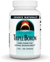 Source Naturals Triple Boron, Three Forms for Optimal Biotilgængelighed * 3 mg - 200 kapsler