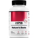Nature 's Pure Blend Organic Beet Root Powder Capsules - Beet Root Capsules & Beets Supplements for Circulation - L Arginin - Nitrooxid Kosttilskud - 1500MG