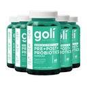 Goli Nutritional Supplement, Pre + Post + Probiotika Gummy - 300 Count - World 's First 3- in-1 Gluten- Free, Vegan, Non- GMO, og Gelatin- Free.