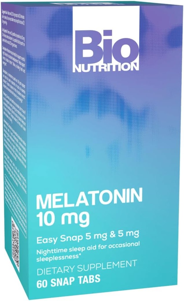 Bio Nutrition Melatonin 10 Mg tabletter, 60 Greve